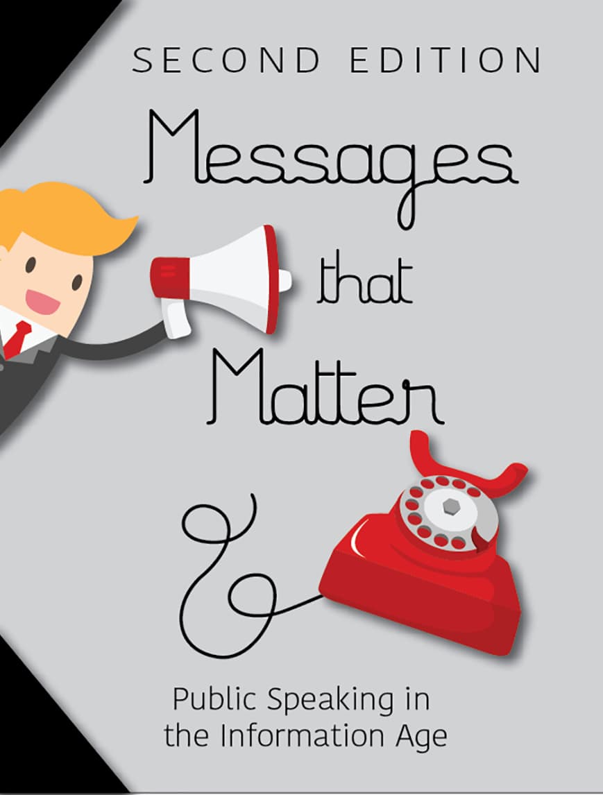 Messages That Matter Textbook cover b y Rachel Adair.